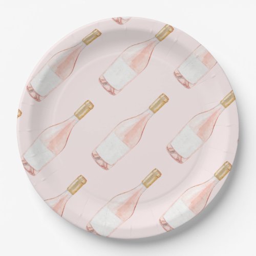 Pink Champagne Bridal Shower Bachelorette Party Paper Plates