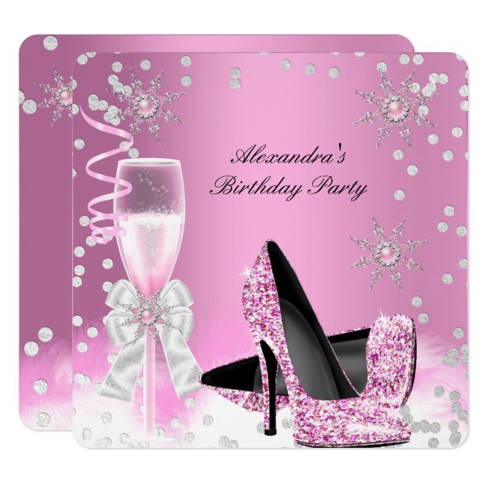 champagne and heels