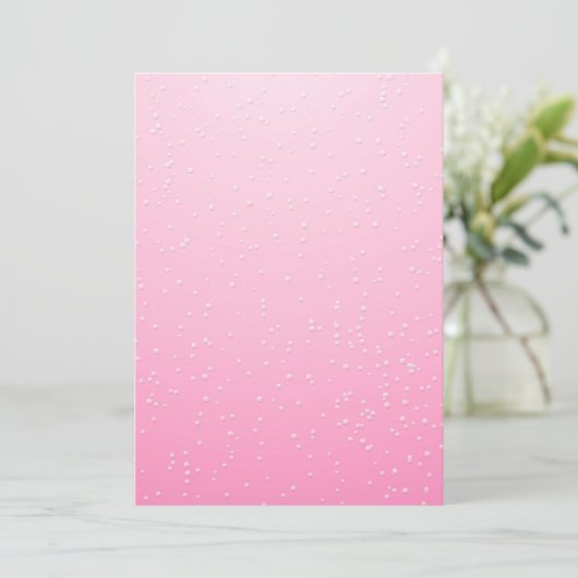 Pink Champagne with Tiny Bubbles Background Art (Standing Front)