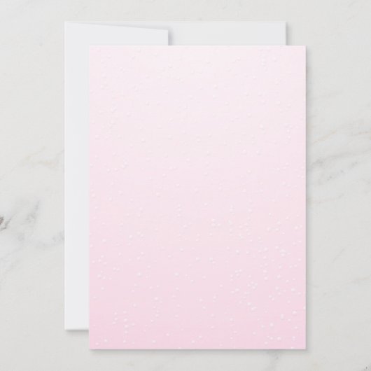 Pink Champagne with Tiny Bubbles Background Art (Back)