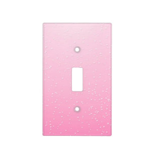 Pink Champagne with Tiny Bubbles Background Art Light Switch Cover