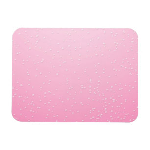 Pink Champagne with Tiny Bubbles Background Art Magnet
