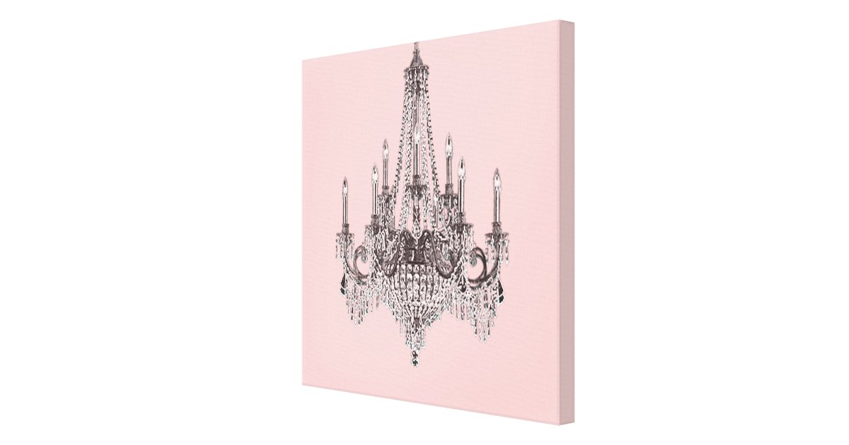 Chandelier Wall Art pink chandelier canvas wall art | zazzle Chandelier Wall Art pink chandelier canvas wall art | zazzle