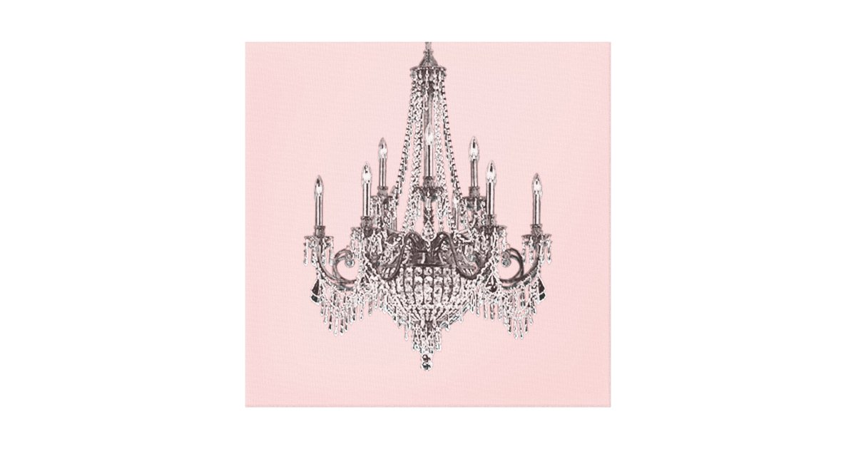 Chandelier Wall Art pink chandelier canvas wall art | zazzle Chandelier Wall Art pink chandelier canvas wall art | zazzle