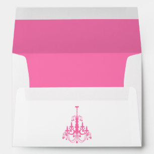 Pink Chandelier Envelope