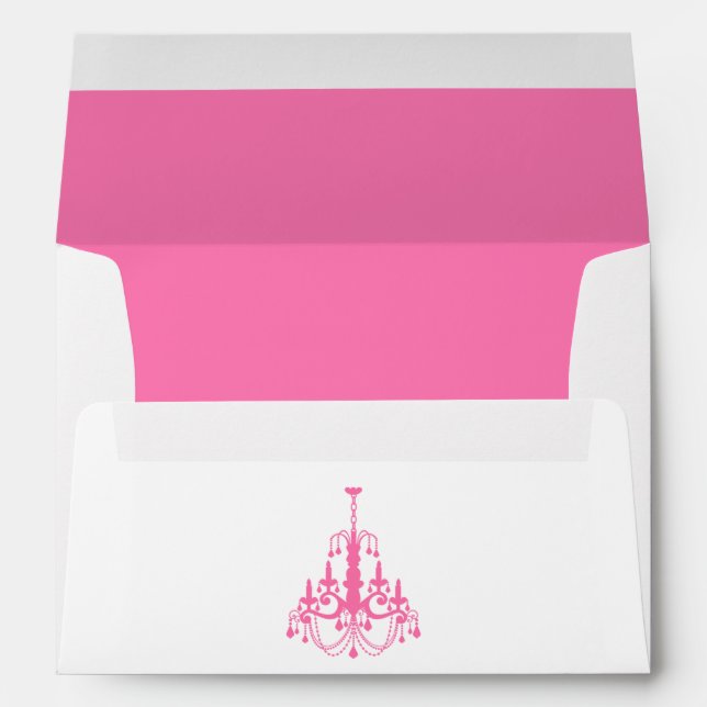 Pink Chandelier Envelope (Back (Bottom))