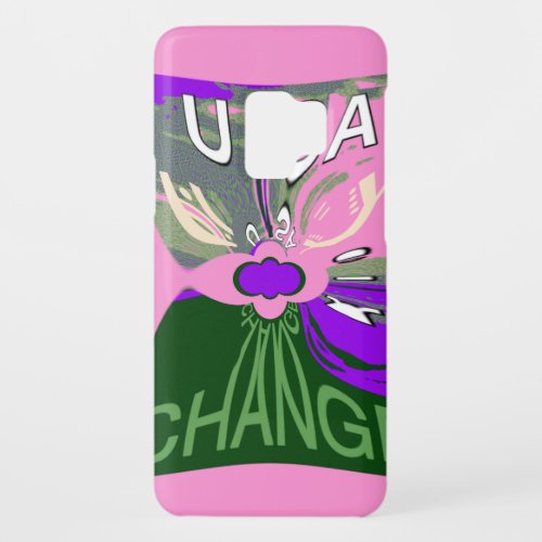 Pink Change  Hillary USA We Are Stronger Together Case_Mate Samsung Galaxy S9 Case