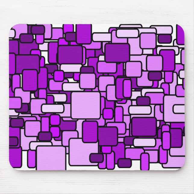 Pink Chaos Mouse Pad (Front)