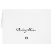 Pink Charms Card (Back Horizontal)