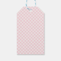 Printable Preppy Halloween Pink Gingham Gift Tag boo 