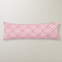PINK CHECK QUILT Body Pillow