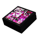 Pink Checker Graffiti Jewelry Box