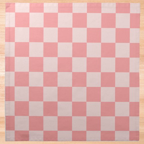 Pink Checkerboard Cloth Napkin