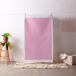 Pink Checkerboard Fabric
