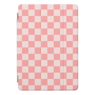 Tan Brown and Chocolate Brown Checkerboard iPad Case & Skin for