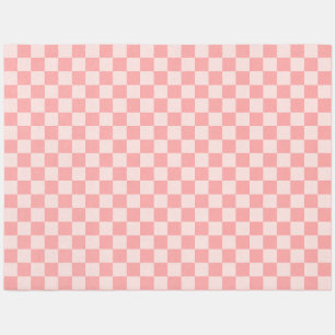 Pink Checkerboard Outdoor Rug