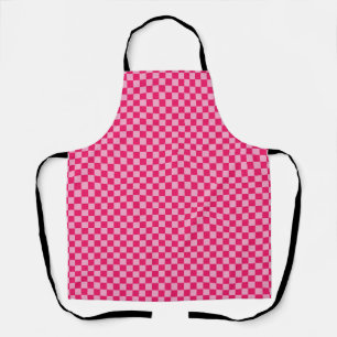 Pink Checkered Apron