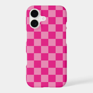 Pink Checkered iPhone 17 Case