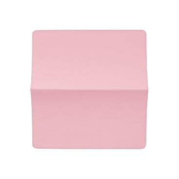 Pink Cheerful Solid Color Checkbook Cover