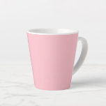 Pink Cheerful Solid Color Latte Mug Pink Cheerful Solid Color Latte Mug