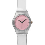 Pink Cheerful Solid Color Watch Pink Cheerful Solid Color Watch