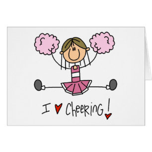 Pink Cheerleader Cards