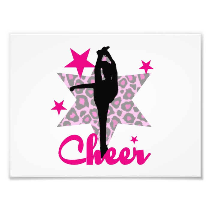 Pink Cheerleader Photo Print