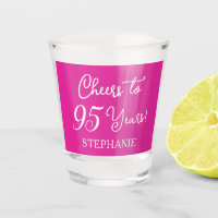 Pink Cheers to 95 Years 95th Birthday Party