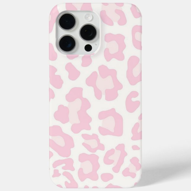 Pink Cheetah iPhone Case (Back)
