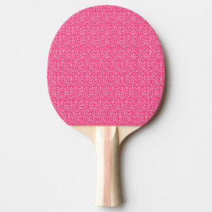 Pink Cheetah Leopard Print Collection Ping Pong Paddle