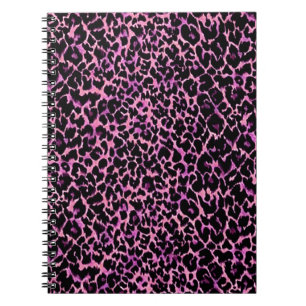 Pink Cheetah Pattern Notebook