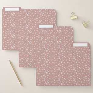Pink Cheetah Print File Folders