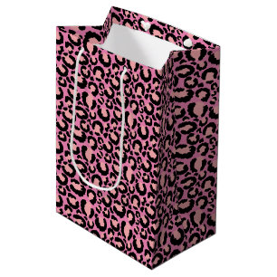Pink Cheetah Print Medium Gift Bag
