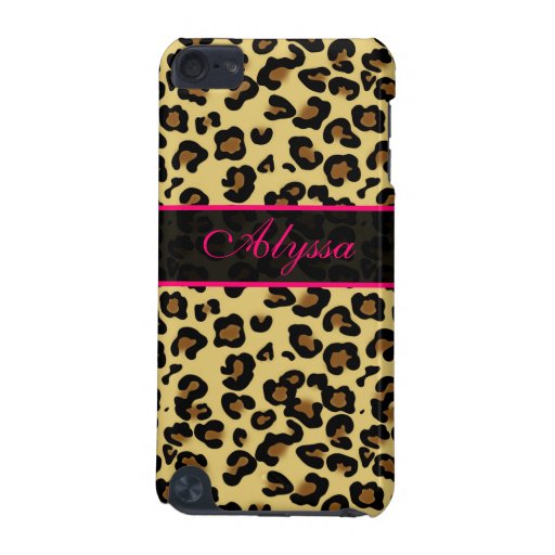 Pink Cheetah Print Personalized Phone Case | Zazzle