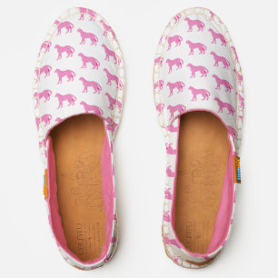 Pink Cheetah Roaming Preppy Espadrilles