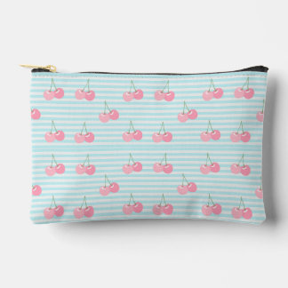 Pink Cherries Summer Accessory Pouch