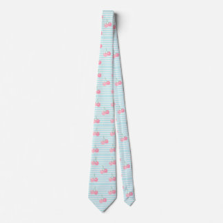 Pink Cherries Summer Neck Tie