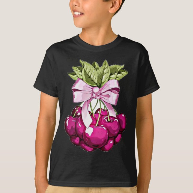 Pink Cherries T-Shirt (Front)