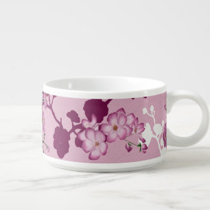 Pink Cherry Blossom Bridal Shower Gift Porcelain Bowl