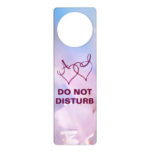 Pink cherry blossom door hanger