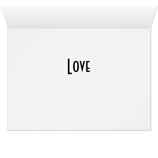 Pink Cherry Blossom Heart Valentine Love Romance (Inside Horizontal (Bottom))