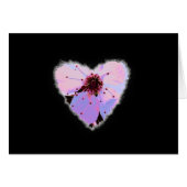 Pink Cherry Blossom Heart Valentine Love Romance (Front Horizontal)