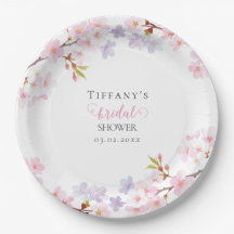 Pink Cherry Blossom in Bloom Garden Bridal Shower