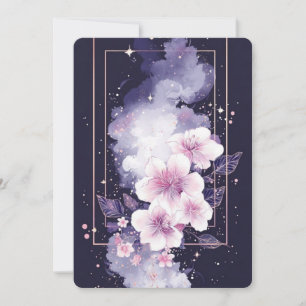 Pink Cherry Blossom Invitation – Sakura Tree 