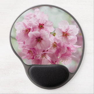Pink Cherry Blossom, Japan Photography Gel Mouse Pad