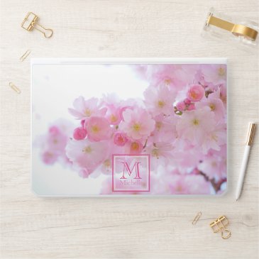 Pink Cherry Blossom Photo - Monogrammed