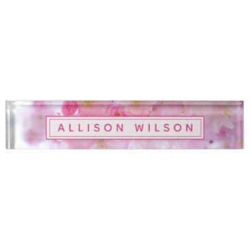 Pink Cherry Blossom Photo - Personalized