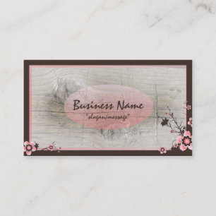Pink Cherry Blossom Professional Business Cards