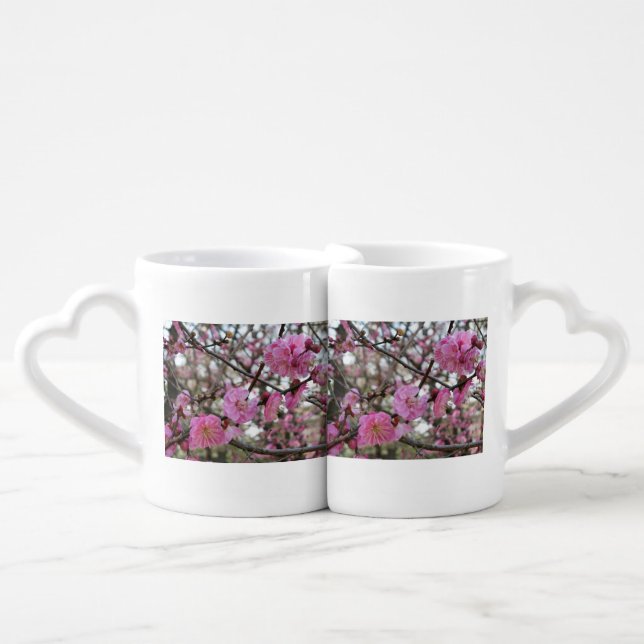 Pink Cherry Blossom / Sakura / サクラ（桜) Coffee Mug Set (Front Nesting)