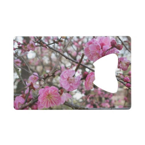 Pink Cherry Blossom  Sakura  サクラ桜 Credit Card Bottle Opener